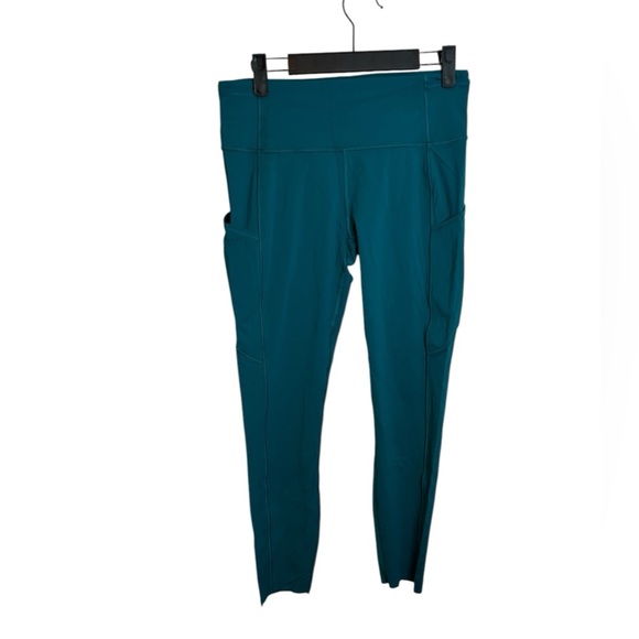 Lululemon Teal Fast And Free 7/8 Tights - Picture 1 of 3